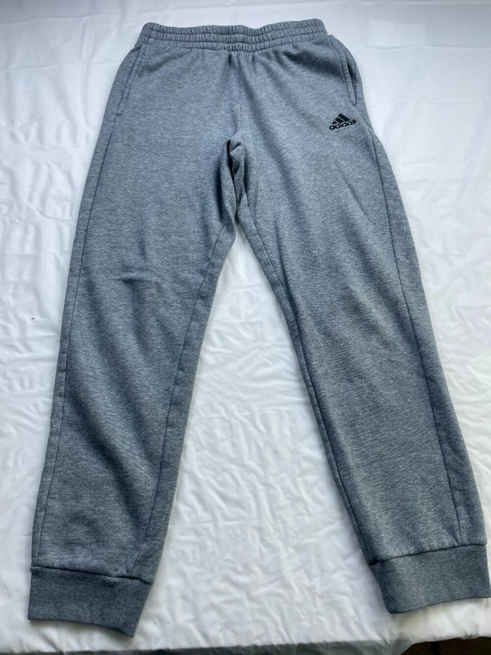 Adidas Gray Boys Sweat pants Size L